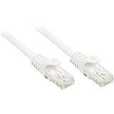 Lindy 48204 RJ45 omrežni kabel\, Patch kabel CAT 6 U/UTP 3.00 m bela 1 kos, (20419718) | Shoptok.si