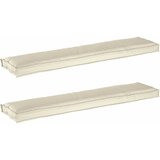  Set jastučića za palete 2 pcs Krema 180 x 40 x 8 cm | shoptok.hr