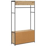  Oslonjeni kaput s klupicom za cipele Hrast artisan | shoptok.hr