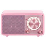 Sangean UKW Stolni radio WR-7 Genuine Mini Bluetooth Mogućnost punjenja Ružičasta | Eponuda.ba
