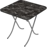 AL10034CM sto višenamenski sklopivi tekstura crni mermer 80X80CM