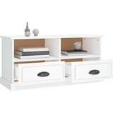 TV ormarić sjajni bijeli 93x35,5x45 cm od konstruiranog drva | Eponuda.ba