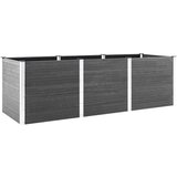 vidaXL visoka greda siva 300x50x91 cm wpc | Shoptok.si