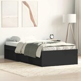  Okvir kreveta crni 90 x 200 cm | shoptok.hr