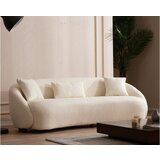 Atelier Del Sofa Kremno bela sedežna garnitura 230 cm Napoli – | Shoptok.si