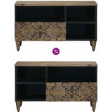 TV ormar s ladicama Smeđa 80 x 33,5 x 46 cm Čvrsto drvo manga | shoptok.hr