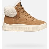 Geox Brown Girls' Laquinny WPF Sneakers - Girls | Shoptok.si