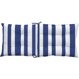  Jastuci za stolice s niskim naslonom 6 kom. plavo-bijele prugaste oxford tkanine - plava i bijela prugasta 6 with 2 elastic st | shoptok.hr