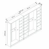 Hanah home noah - 8216 anthracite hall stand | ePonuda.com
