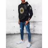 DStreet Black men's sweatshirt with print | shoptok.hr