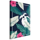  Slika - Sloth in the Tropics (1 Part) Vertical 80x120 Na talijanskom platnu | shoptok.hr