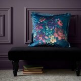Catherine Lansfield Žametna okrasna blazina 45x45 cm Bridgerton Romantic Floral – | Shoptok.si
