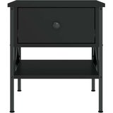 vidaXL Noćni ormarići 2 kom crni 40 x 42 x 45 cm od konstruiranog drva | shoptok.hr