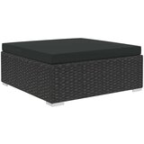 vidaXL 8-dijelna vrtna garnitura od poliratana s jastucima crna | shoptok.hr