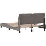  Posteljni okvir z LED brez vzmetnice taupe 120x200 cm blago, (21791700) | Shoptok.si