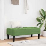  Klupa s jastukom Svijetlo zelena 113 x 57 x 39 cm Baršun | shoptok.hr