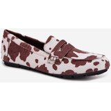 Boto Loafers Moccasins Women's Flat In Patches Brown and White Soreline | shoptok.hr