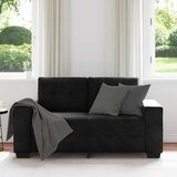  Dvosjed Crni 160x77x82 cm Baršun | shoptok.hr