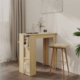 vidaXL Barski stol s policom boja hrasta 102x50x103,5 cm od iverice Cijene