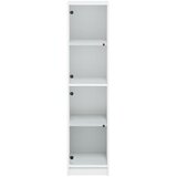  Visoka komoda sa staklenim vratima bijela 35 x 37 x 142 cm | shoptok.hr