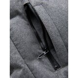 Ombre Men's lightweight jacket with mesh lining and hood - grey | shoptok.hr