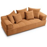 Bobochic Paris Gorčično rumena sedežna garnitura iz šenilje 237 cm Whesley – | Shoptok.si