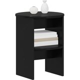 Pomoćni ormarić Crna Ø40 x 50 cm Konstrukcijsko drvo | shoptok.hr