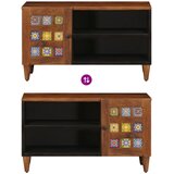 TV ormar s pohranom Orah 80 x 33 x 46 cm Čvrsto drvo manga | shoptok.hr