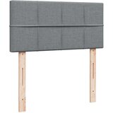  Okvir kreveta s oprugama i madrac svjetlosivi 90x200cm tkanina | shoptok.hr