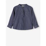 name it Dark Blue Boys' Striped Shirt Stripes - Boys | shoptok.hr