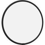  Zidno ogledalo crno Ø 20 cm okruglo | shoptok.hr