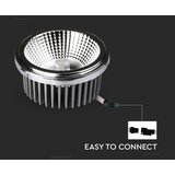  LED ugradna spot svetiljka LED/20W/230V 6400K prečnik 11 cm sjajni hrom | Eponuda.com
