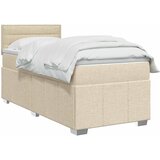  Boxspring krevet s madracem Krem 100 x 200 cm Tkanina | shoptok.hr