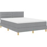  s opruga kutije Svijetlo siva 160 x 200 cm tkanina | shoptok.hr
