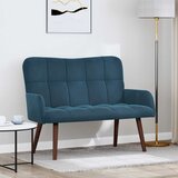 SOFA za dvije osobe Plava 115 x 61 x 87 cm Baršun Cijene