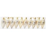  Božićna kuglica s četinicom 40 pcs Zlatno Plastika | shoptok.hr