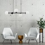  Visilica na sajli MADDIE 5xE14/5W/230V crna | Eponuda.com