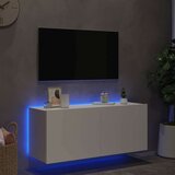  Zidni TV ormarić s LED svjetlima bijeli 100 x 35 x 41 cm | shoptok.hr