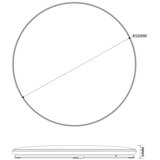 Zuma line JE-DHR-0530-CH - led prigušiva stropna svetiljka omar LED/48W/230V hrom | Eponuda.com