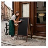 Modern Home Reklamni A-stalak 83×50 cm, dvostrana tabla za pisanje kredom – | Eponuda.com