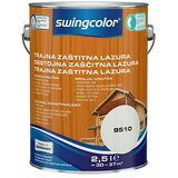 SWINGCOLOR Obstojna zaščitna lazura (barva: bela; 2,5 l) | Shoptok.si