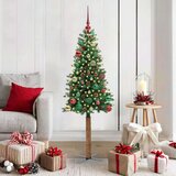 vidaXL Ožja jelka med 150 LED Zelena 150 cm PVC in trden bor | Shoptok.si
