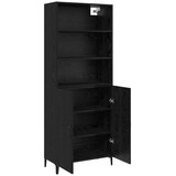  Highboard Crni hrast 69,5 x 32,5 x 180 cm Konstruirano drvo | shoptok.hr