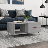 vidaXL Stolić za kavu boja hrasta 90x50x40 cm konstruirano drvo Cijene