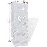 vidaXL bijeli Pravokutni Stalak Držač za Kišobrane i Štapove 48,5 cm | shoptok.hr