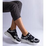 Gemre Black women's sneakers with silver inserts Gaytan | Shoptok.si