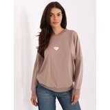 RUE PARIS Sweatshirt-RV-BL-A877.19P-dark beige Cene