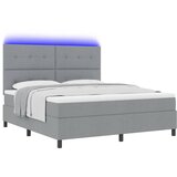  Krevet s opruga kutije Svjetlosiva 180 x 200 cm tkanina | shoptok.hr