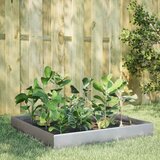  Vrtna posuda za sadnju 100x100x26 cm pocinčani čelik | shoptok.hr