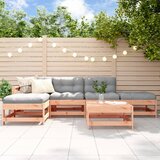 The Living Store Vrtna garnitura 6-delna trden les douglas - Vrtna Sedežna Garnitura, (21452625) | Shoptok.si